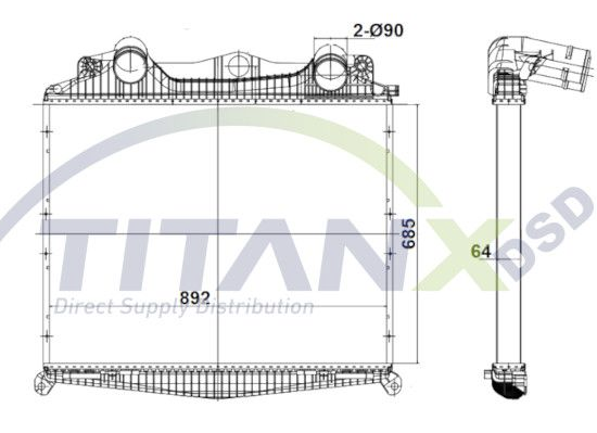 VMPG-133915 - IC139003 Intercooler Radiator | VMP Spares