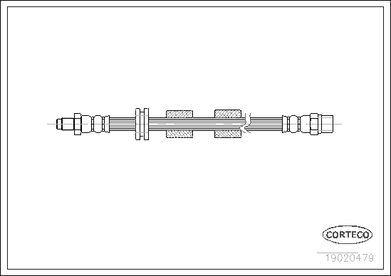 VMPG-2796 - 19020479 Hose,Brake | VMP Spares