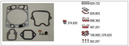 VMPG-5558 - 374.830 Gasket Set | VMP Spares