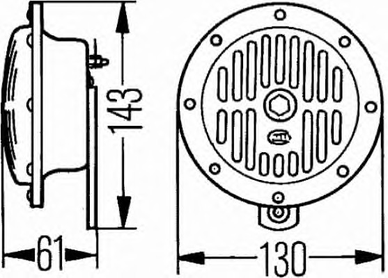 VMPG-11739 - 3CA004811021 Horn HELLA | VMP Spares