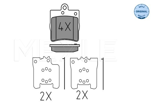 VMPG-15469 - 0252191915 Brake Pad | VMP Spares
