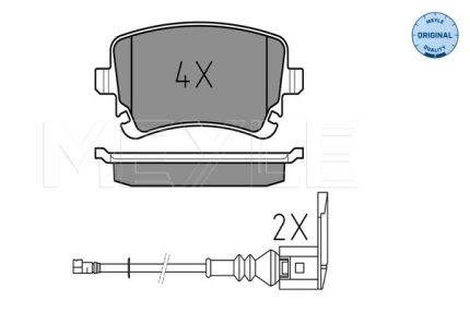 VMPG-15495 - 0252332617W Brake Pad | VMP Spares