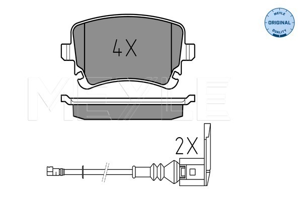 vmp-368155 VMPG-15495 - 0252332617W Brake Pad | VMP Spares