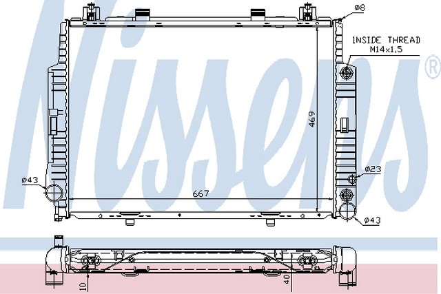 VMPG-17140 - 62716A Radiator,Engine Cooling | VMP Spares