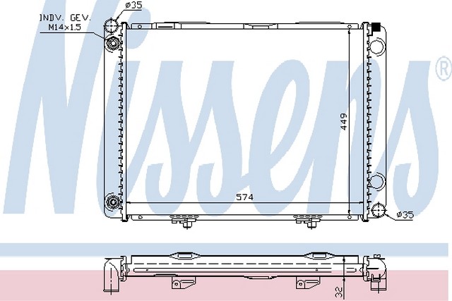 VMPG-17143 - 62734A Radiator,Engine Cooling | VMP Spares