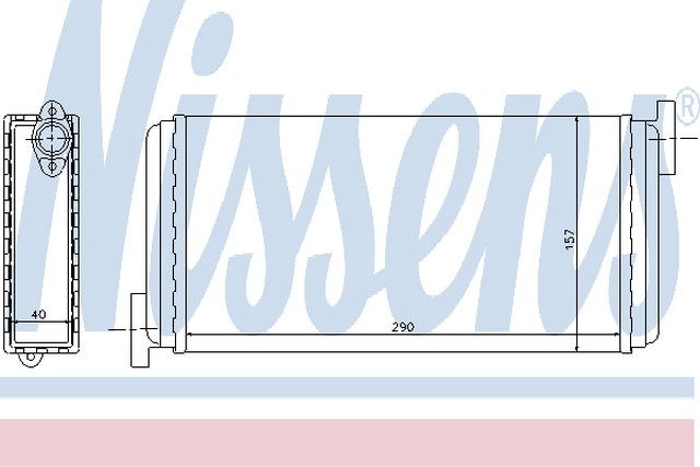 VMPG-17187 - 72002 Heater Radiator | VMP Spares