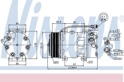 VMPG-17209 - 89035 AC Compressor | VMP Spares