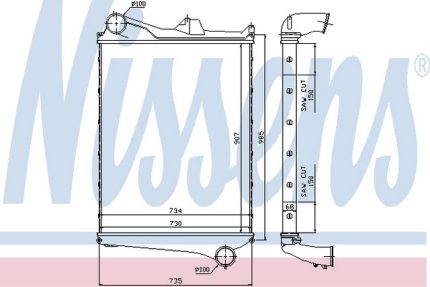 VMPG-17263 - 97006 Intercooler Radiator | VMP Spares
