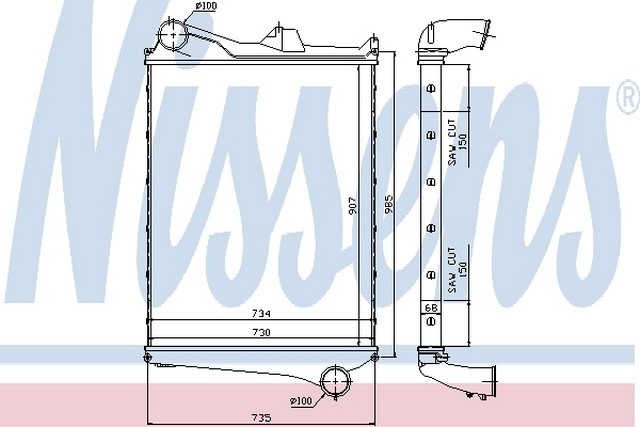 vmp-369924 VMPG-17263 - 97006 Intercooler Radiator | VMP Spares