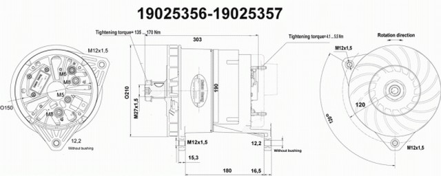 VMPG-17672 - 19025357 Alternator | VMP Spares