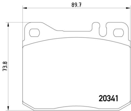 VMPG-19000 - 2034110 Brake Pad | VMP Spares