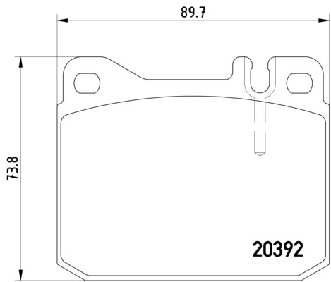 VMPG-19001 - 2039204 Brake Pad | VMP Spares