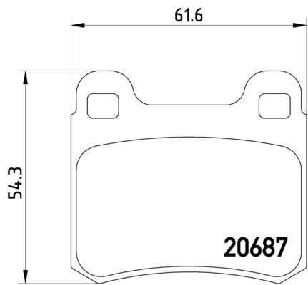 VMPG-19002 - 2068701 Brake Pad | VMP Spares