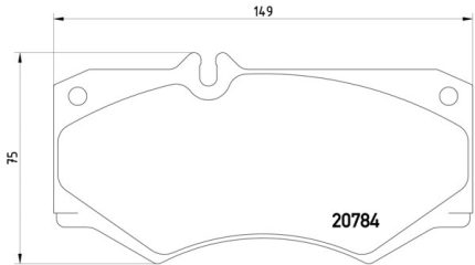 VMPG-19005 - 2078401 Brake Pad | VMP Spares