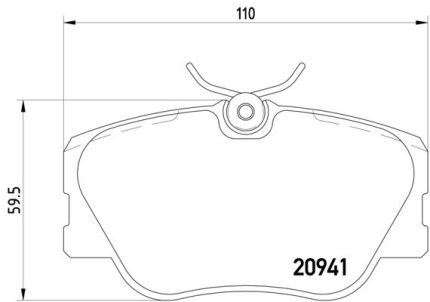 VMPG-19008 - 2094102 Brake Pad | VMP Spares