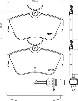 VMPG-19020 - 2147903 Brake Pad | VMP Spares