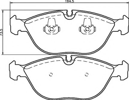 VMPG-19021 - 2148401 Brake Pad | VMP Spares