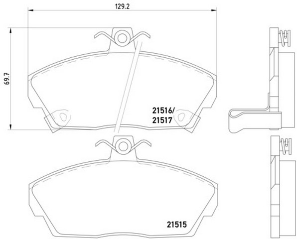 VMPG-19025 - 2151503 Brake Pad | VMP Spares