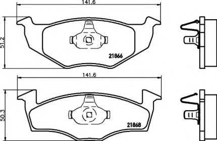 VMPG-19032 - 2186601 Brake Pad | VMP Spares