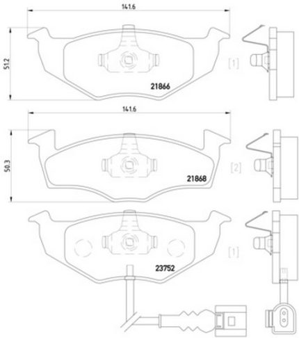 VMPG-19034 - 2186801 Brake Pad | VMP Spares