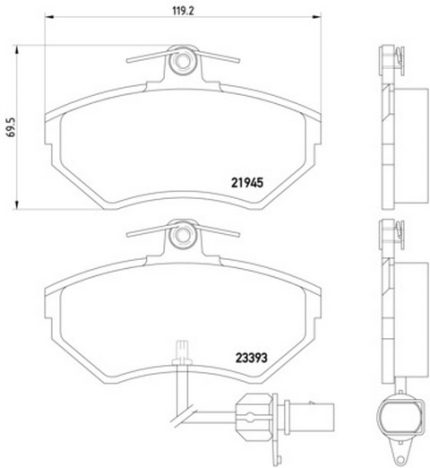 VMPG-19046 - 2194504 Brake Pad | VMP Spares