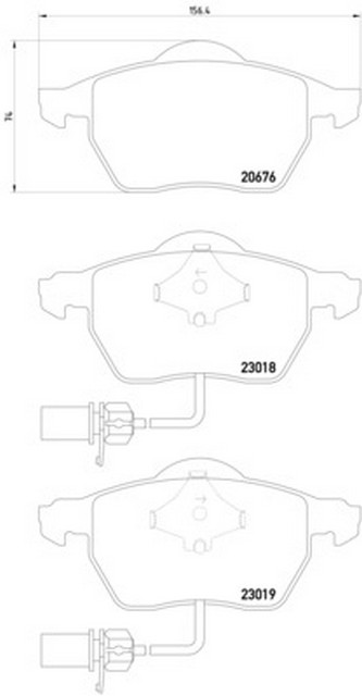 VMPG-19049 - 2301802 Brake Pad | VMP Spares