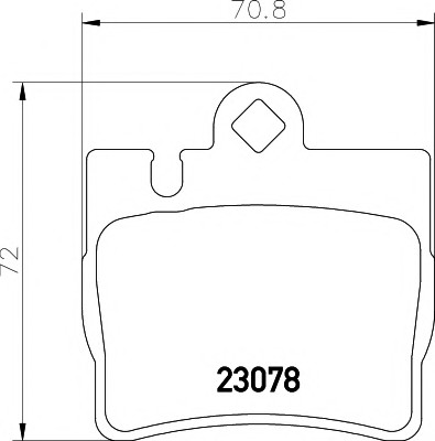 VMPG-19054 - 2307801 Brake Pad | VMP Spares