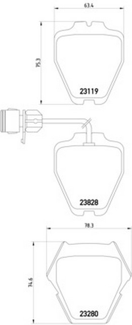 VMPG-19055 - 2311901 Brake Pad | VMP Spares