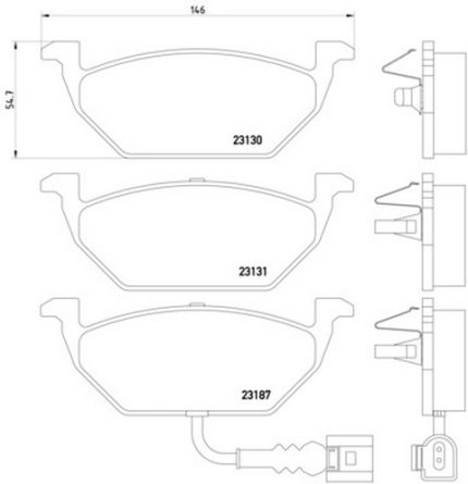 VMPG-19056 - 2313101 Brake Pad | VMP Spares