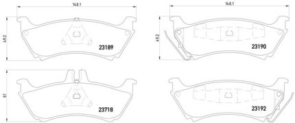 VMPG-19063 - 2319002 Brake Pad | VMP Spares