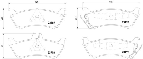 VMPG-19063 - 2319002 Brake Pad | VMP Spares