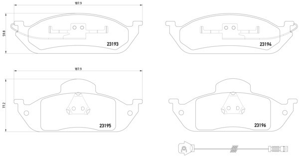 VMPG-19064 - 2319303 Brake Pad | VMP Spares