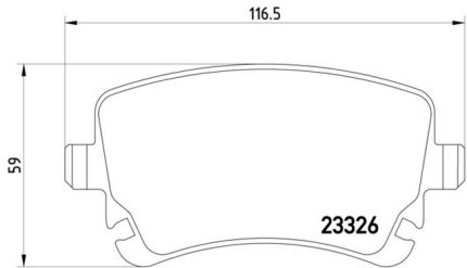 VMPG-19074 - 2332601 Brake Pad | VMP Spares