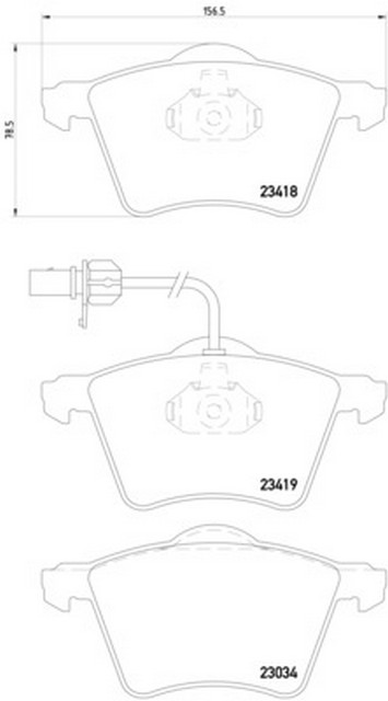 VMPG-19078 - 2341801 Brake Pad | VMP Spares