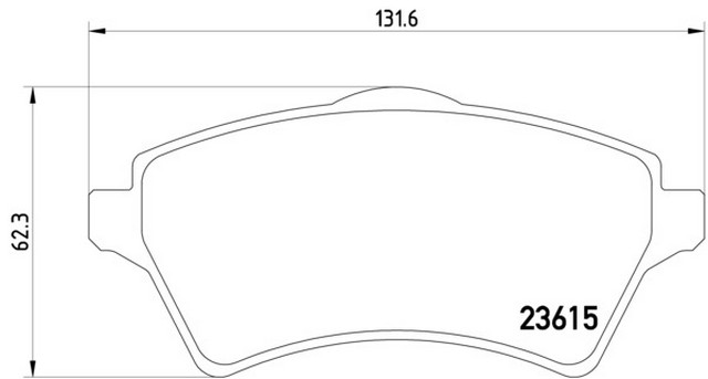 VMPG-19091 - 2361501 Brake Pad | VMP Spares