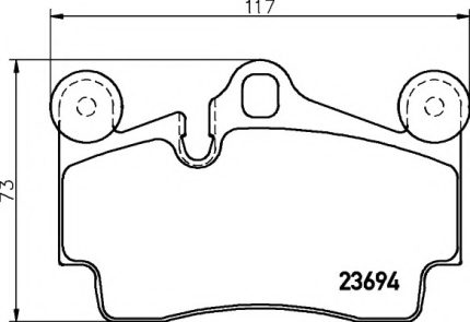 VMPG-19095 - 2369402 Brake Pad | VMP Spares