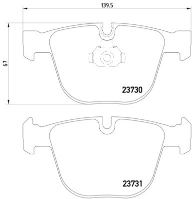 VMPG-19096 - 2373001 Brake Pad | VMP Spares