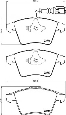 VMPG-19101 - 2374602 Brake Pad | VMP Spares