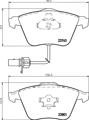 VMPG-19105 - 2376302 Brake Pad | VMP Spares
