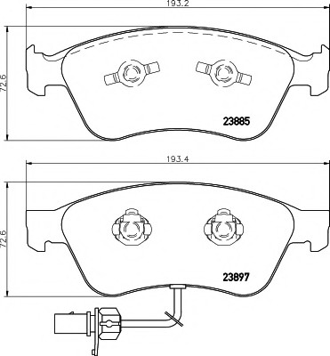 VMPG-19111 - 2388501 Brake Pad | VMP Spares