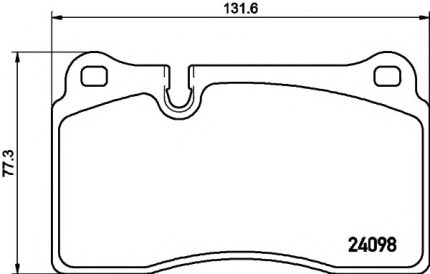 VMPG-19135 - 2409801 Brake Pad | VMP Spares