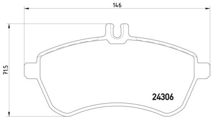 VMPG-19145 - 2430601 Brake Pad | VMP Spares