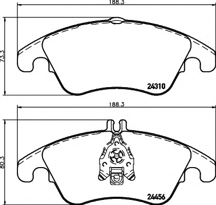 VMPG-19146 - 2431001 Brake Pad | VMP Spares