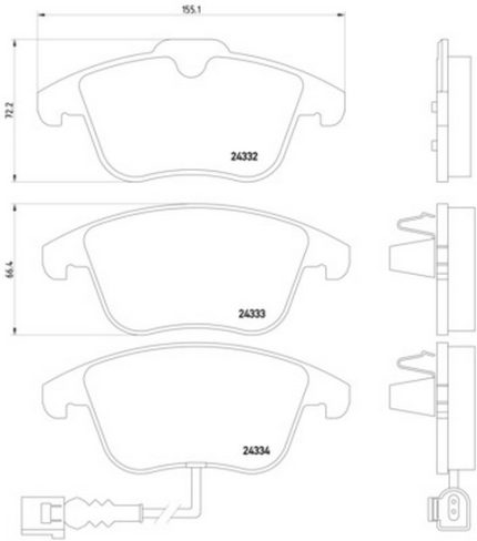 VMPG-19150 - 2433301 Brake Pad | VMP Spares