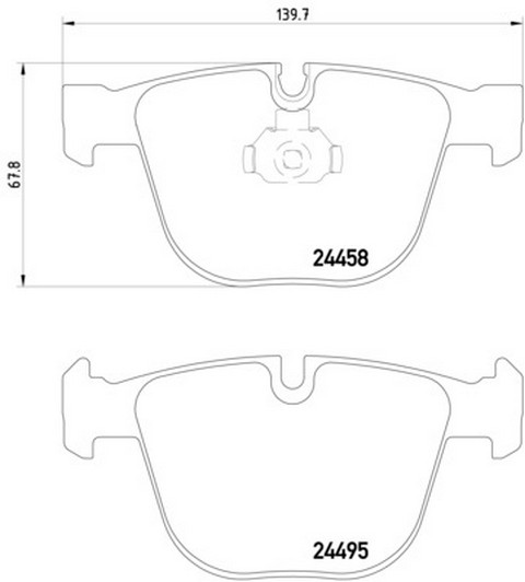 VMPG-19153 - 2445801 Brake Pad | VMP Spares