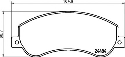 VMPG-19157 - 2448404 Brake Pad | VMP Spares