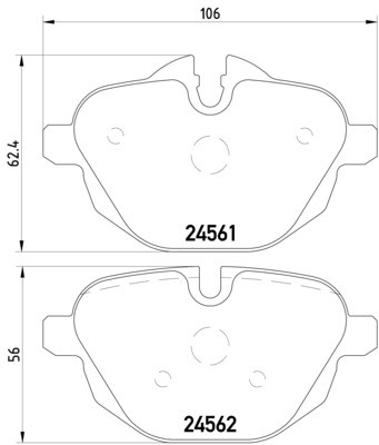 VMPG-19162 - 2456101 Brake Pad | VMP Spares