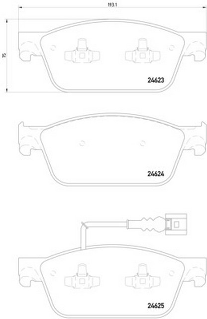 VMPG-19166 - 2462301 Brake Pad | VMP Spares