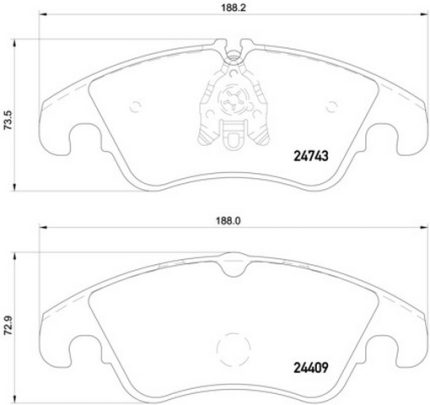 VMPG-19175 - 2474301 Brake Pad | VMP Spares