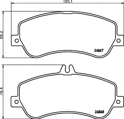 VMPG-19177 - 2486701 Brake Pad | VMP Spares